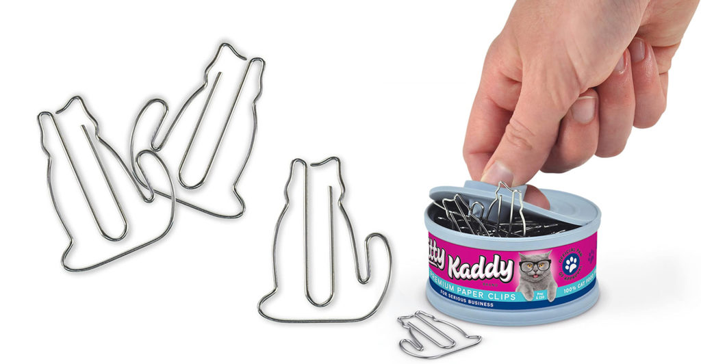 Cat Paper Clips Keep It Together! • hauspanther