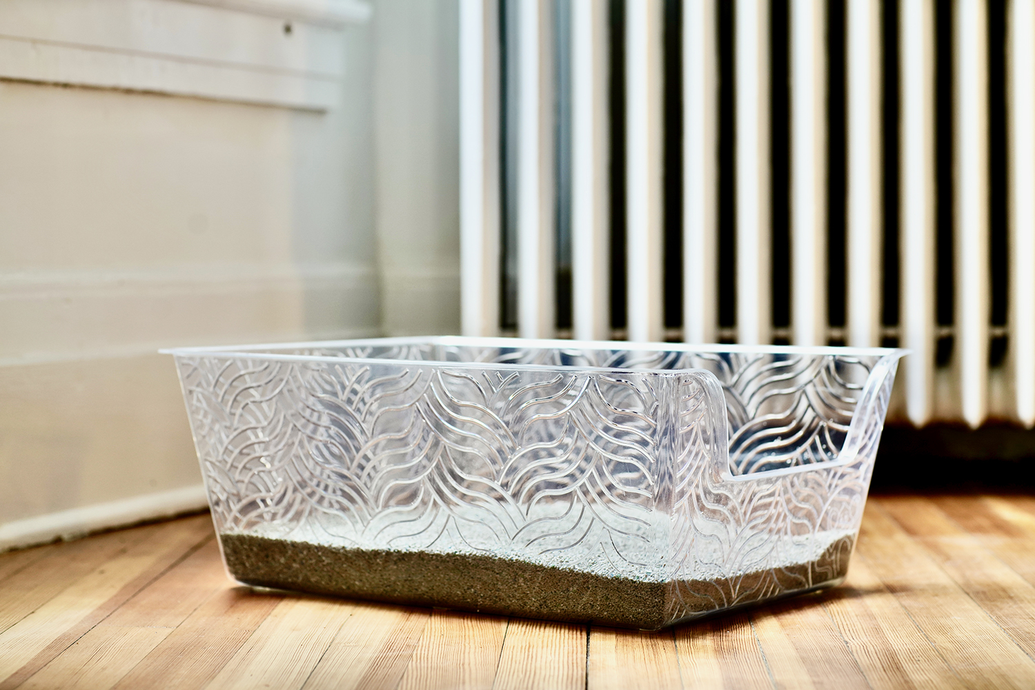 New Crystal Clear Designer Litter Box from Whisker World