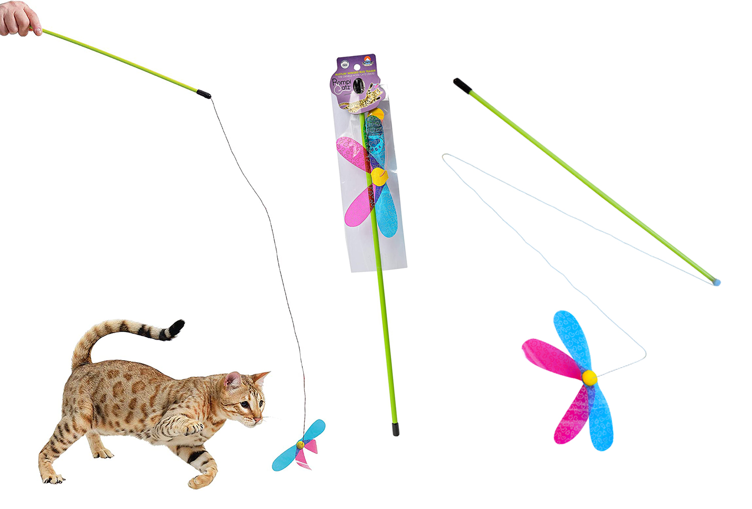 Anese Mylar Cat Toys From Rompicatz