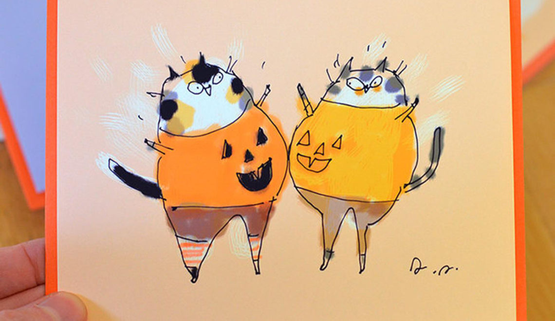 Halloween Cards from The Dancing Cat