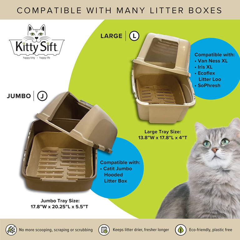 Kitty Sift Disposable Sifting Litter Box Makes Cleaning the Litter Box