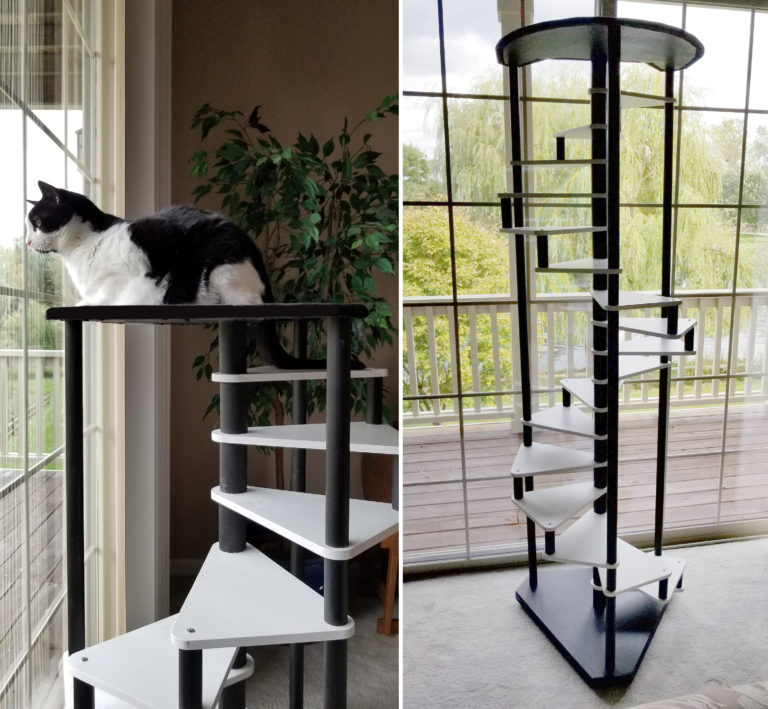 Modern Spiral Cat Trees Designed with Cats’ Needs in Mind • hauspanther