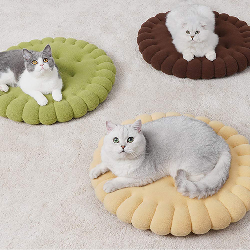 Cozy Biscuit Cat Bed
