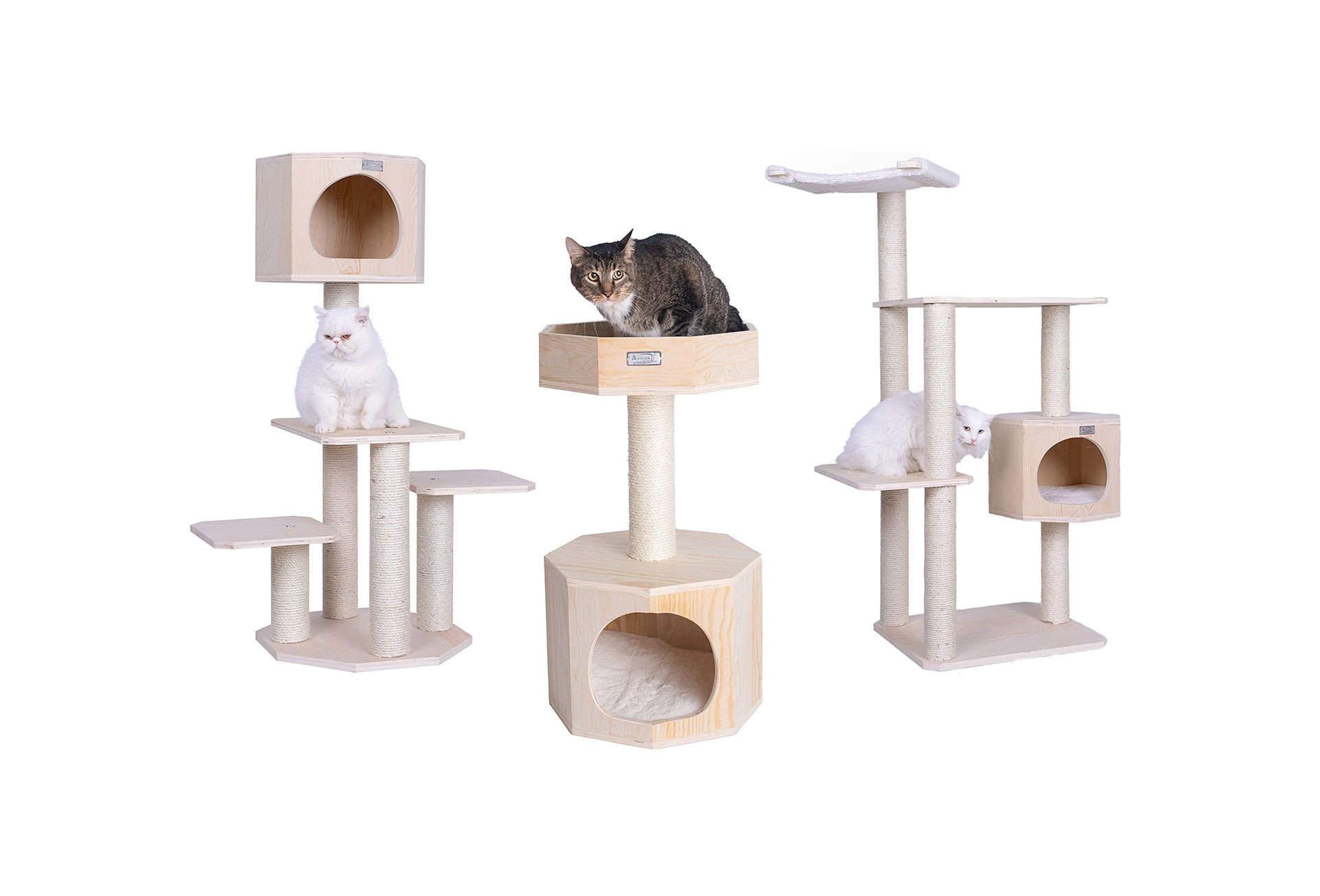 Armarkat Premium Solid Wood Cat Trees • hauspanther