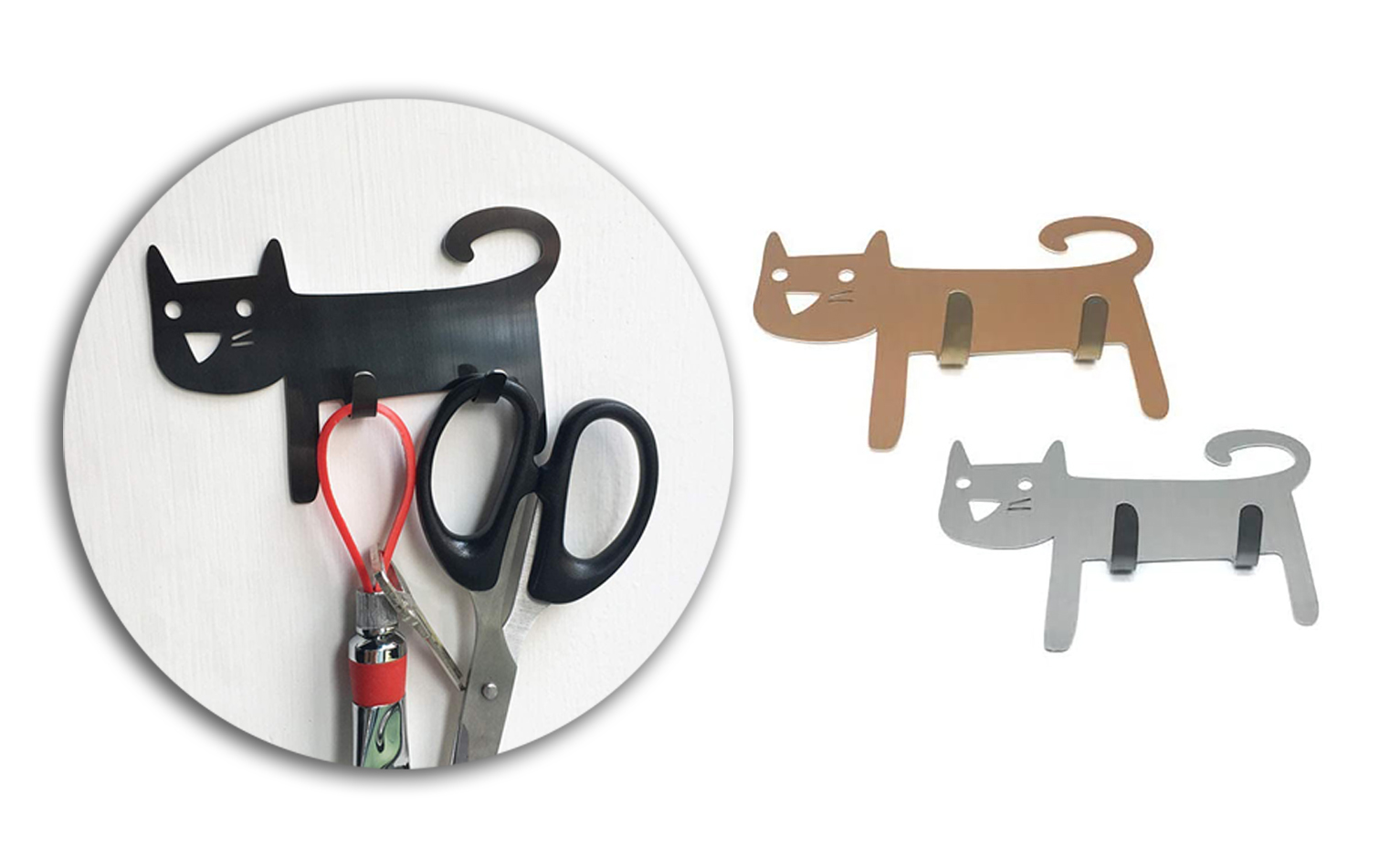 Cute Cat Wall Hooks • hauspanther