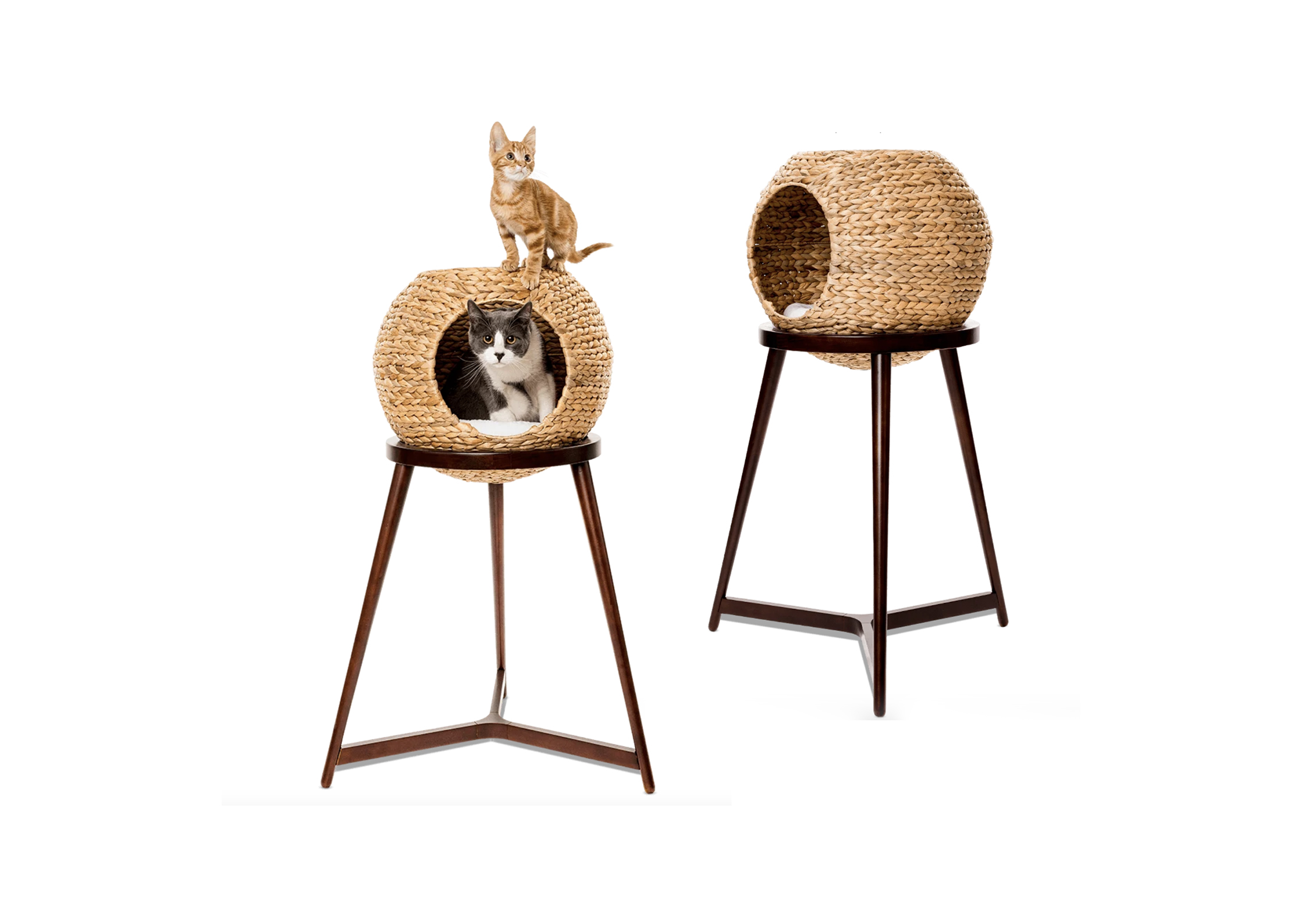 Cat Orb Modern Woven Cat Hideaway from Whisker • hauspanther