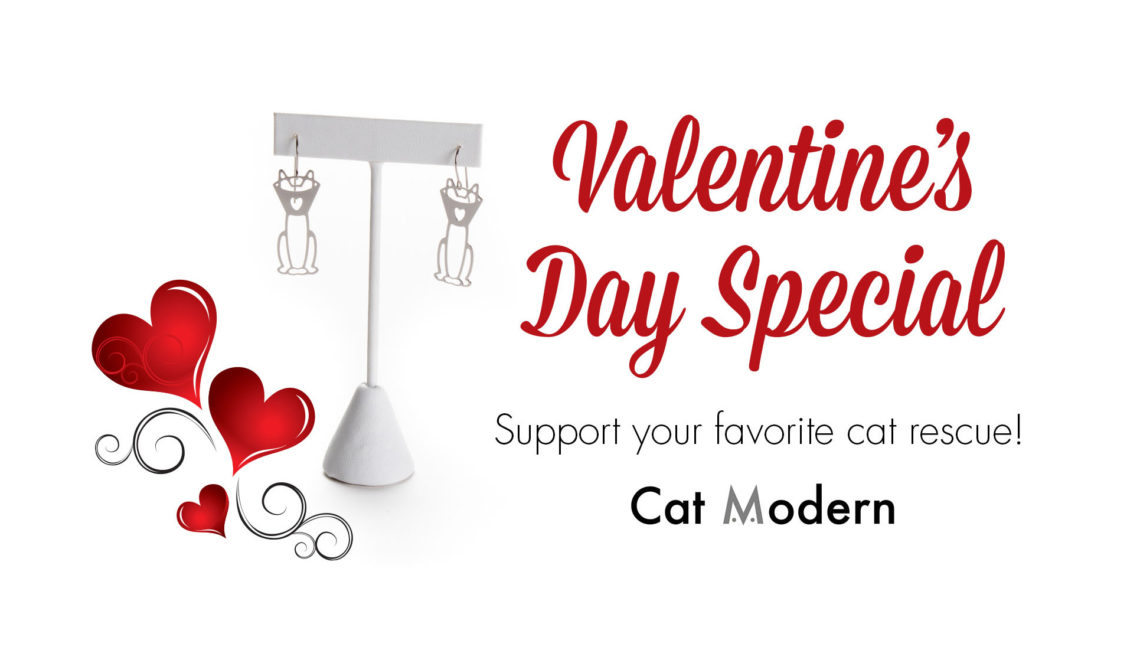 Treat Yourself & Support Your Favorite Cat Rescue for Valentine’s Day!