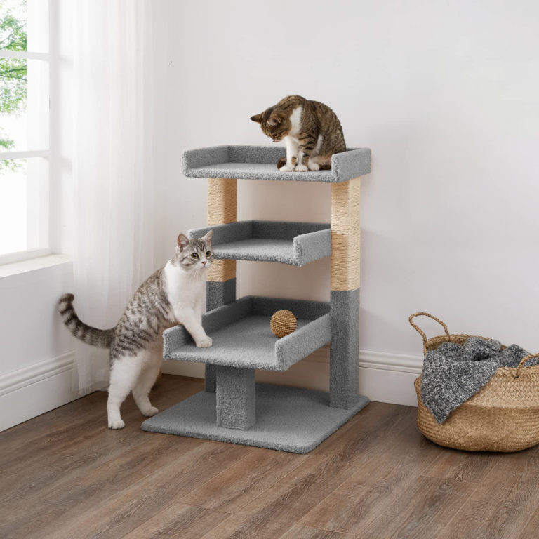 Compact Contemporary Cat Trees with an Affordable Price Tag • hauspanther