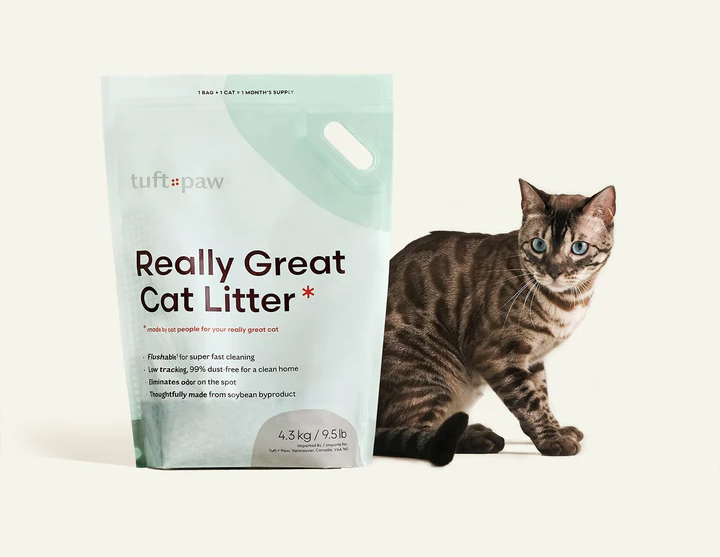 Really Great Cat Litter from Tuft + Paw
