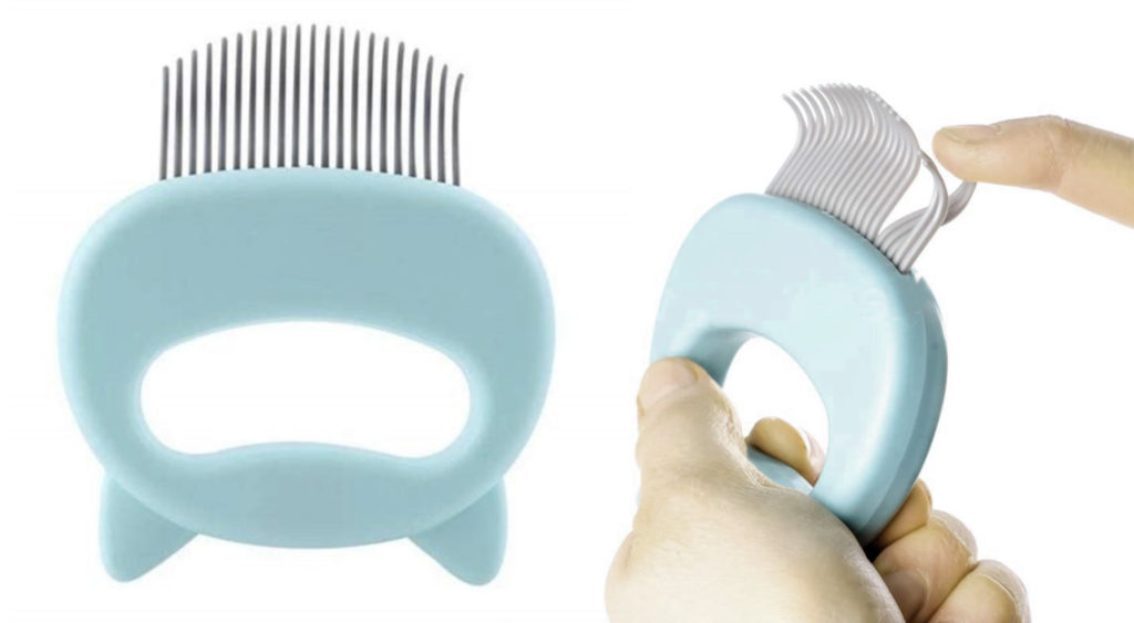 Cat Shell Comb Massaging Shell Cat Comb • hauspanther