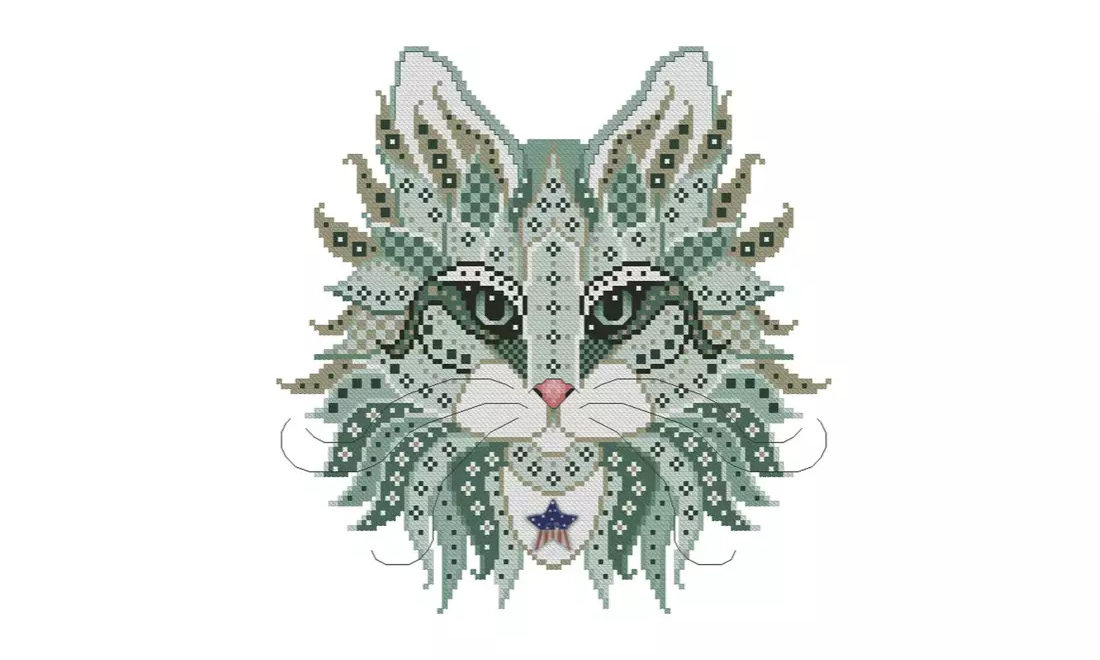 Etherial Cat Cross Stitch Patterns from Kitty & Me Designs