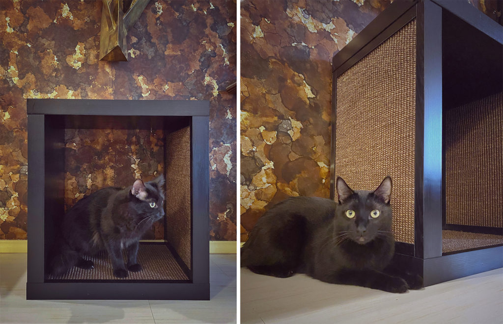 New Bailey Cat Scratcher End Table From Designer Pet Products • hauspanther