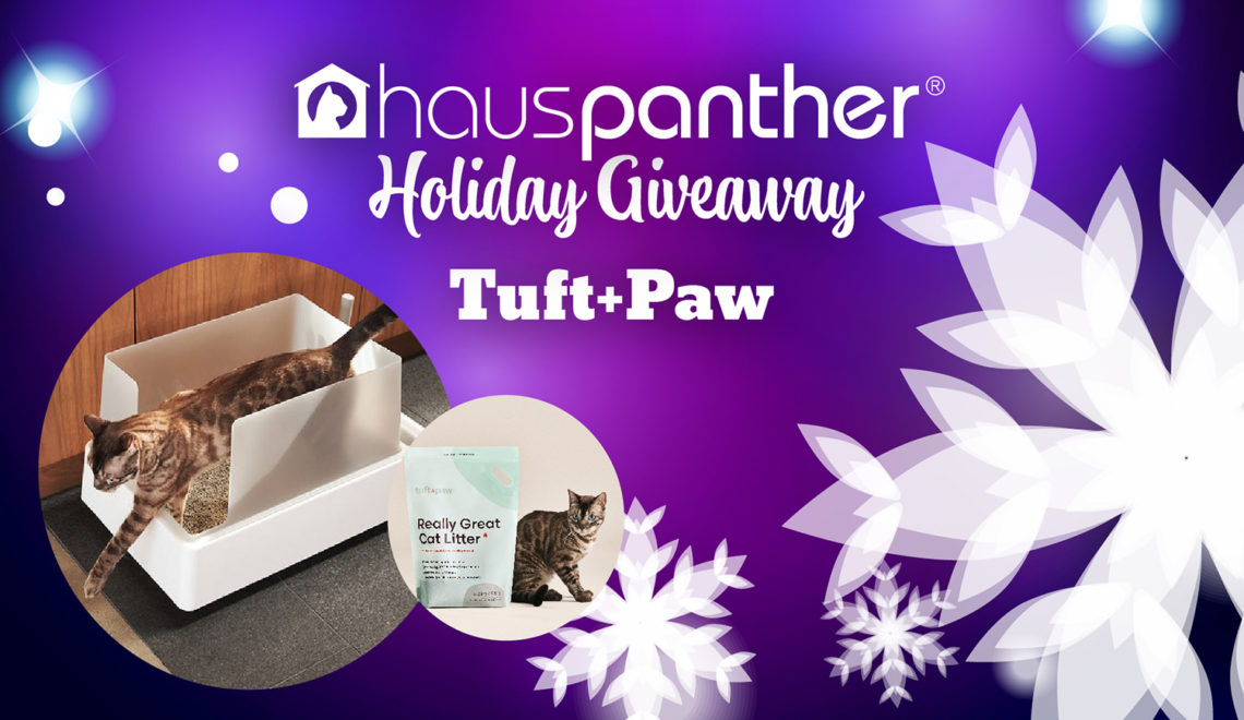 Holiday Giveaway! Enter to Win a Cove Litter Box Plus Three Months of Really Great Cat Litter from Tuft+Paw!