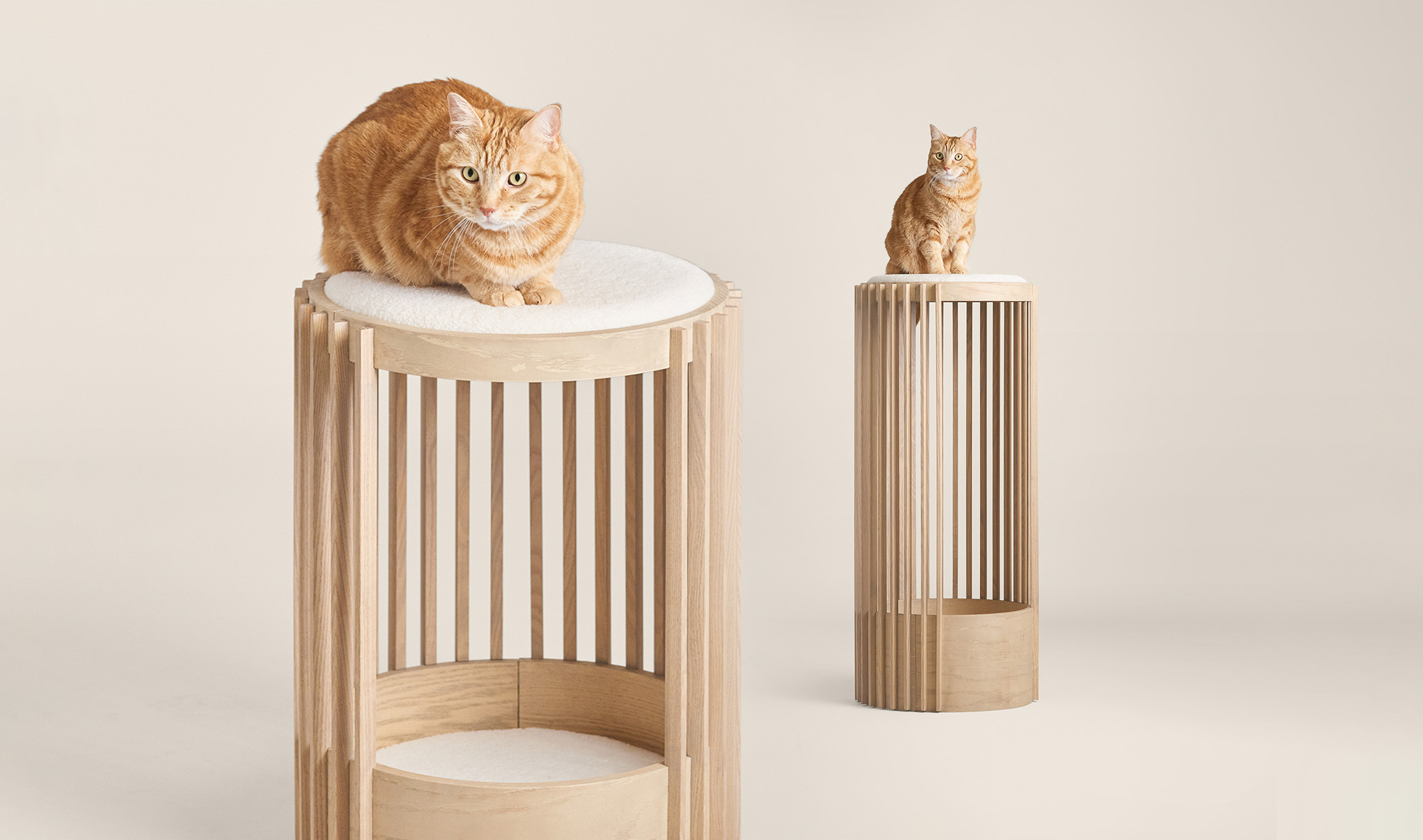 Grove Modern Cat Tower From Tuft Paw Hauspanther