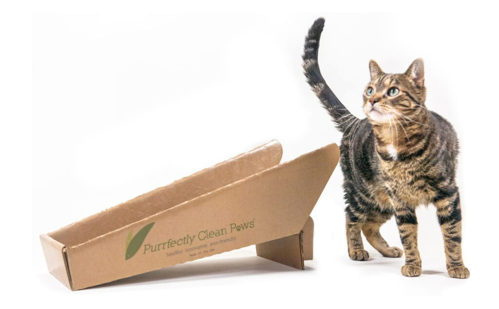 Purrfectly Clean Paws Antitracking Cat Litter Box Ramp • hauspanther