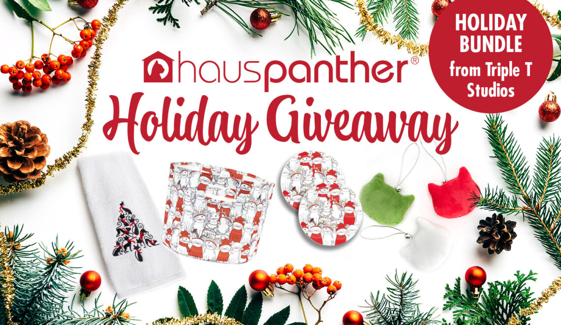 ENDED Holiday Giveaway! Enter to Win a Cat Lover’s Holiday Bundle from Triple T Studios!
