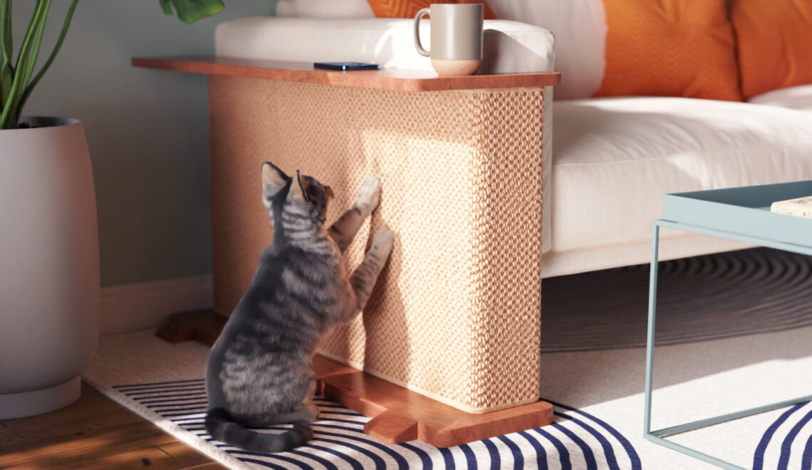 Introducing Cat-e-Corner by Hilde & Phil, Elegant Solution For Protecting Your Furniture